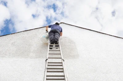 Peinture extérieure à Montoldre — façades et ravalement